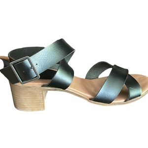 Rock and Candy by Zigi black ankle strap sandles